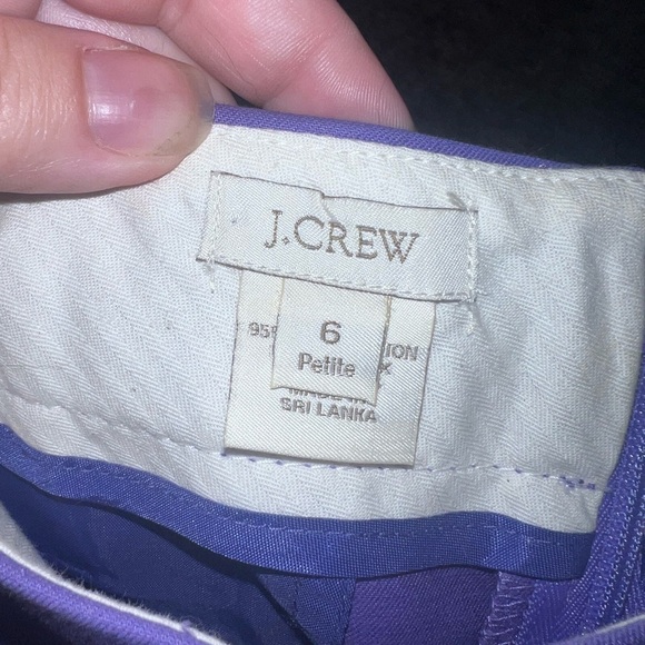 J.Crew No. 2 Purple Pencil Skirt Size 6 Petite - Picture 7 of 7